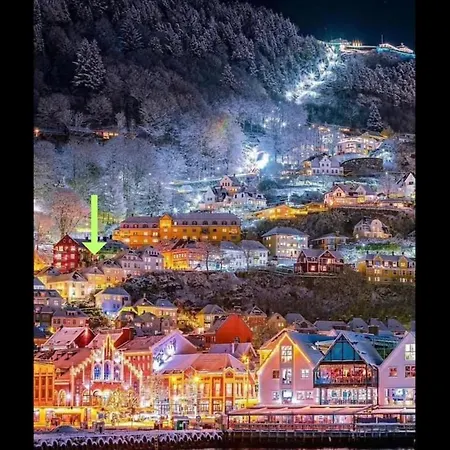 2-roms Med Spektakulaer Utsikt Og Privat Hage 베르겐